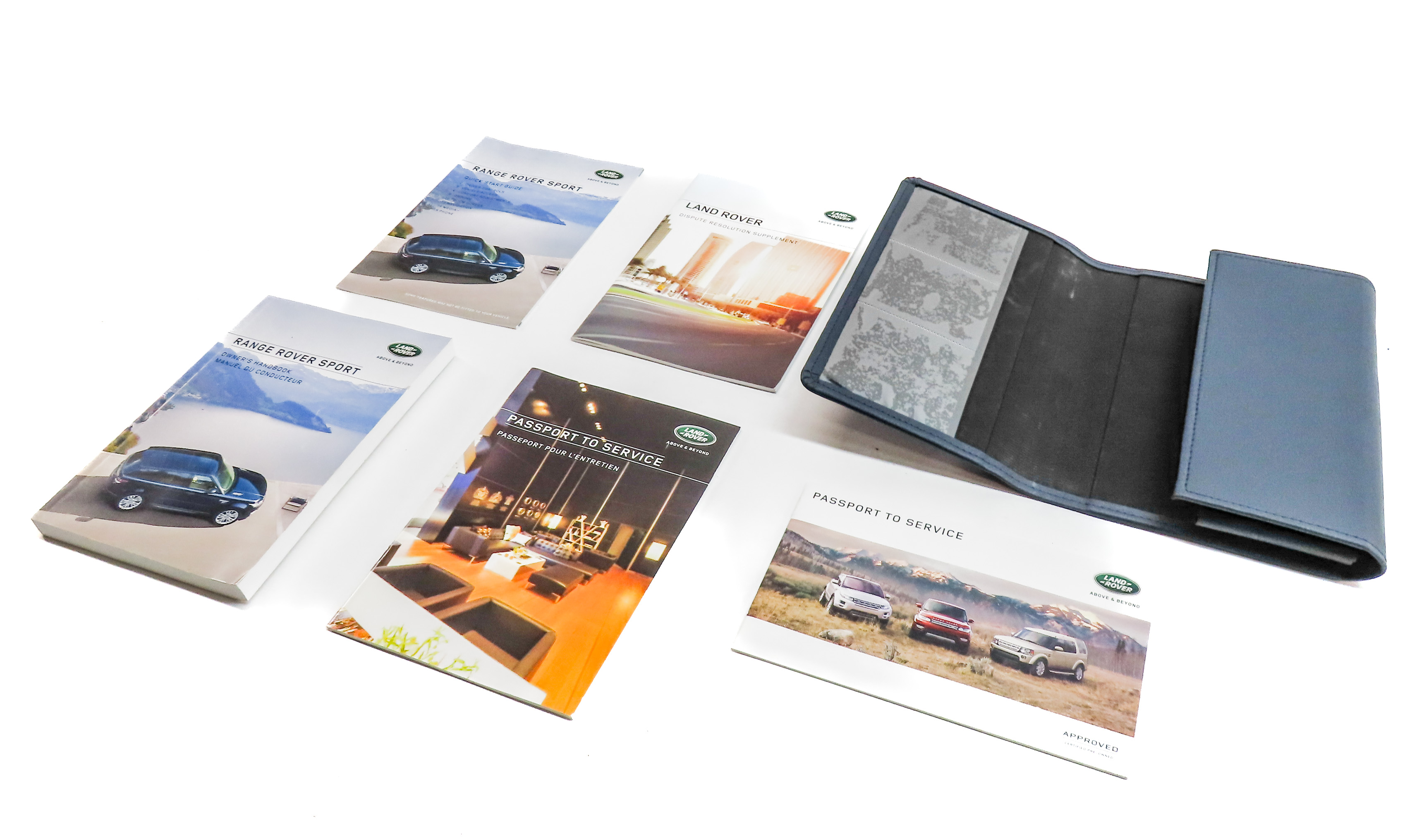 16 RANGE ROVER SPORT (L494) 3.0L SUPERCHARGED OWNER'S MANUAL BOOKLET SET w/CASE — exact item pictured